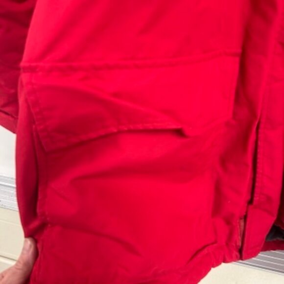 Vintage Lands' End Aircore 200 Red Fleece-Lined Parka Men’s | Winter coat | XL - Picture 3 of 11